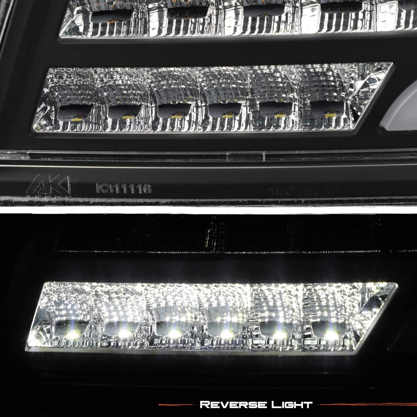 - for 2015-2021 Subaru WRX/WRX STI FULL LED Light Tube Black Housing Tail Brake Light Lamp