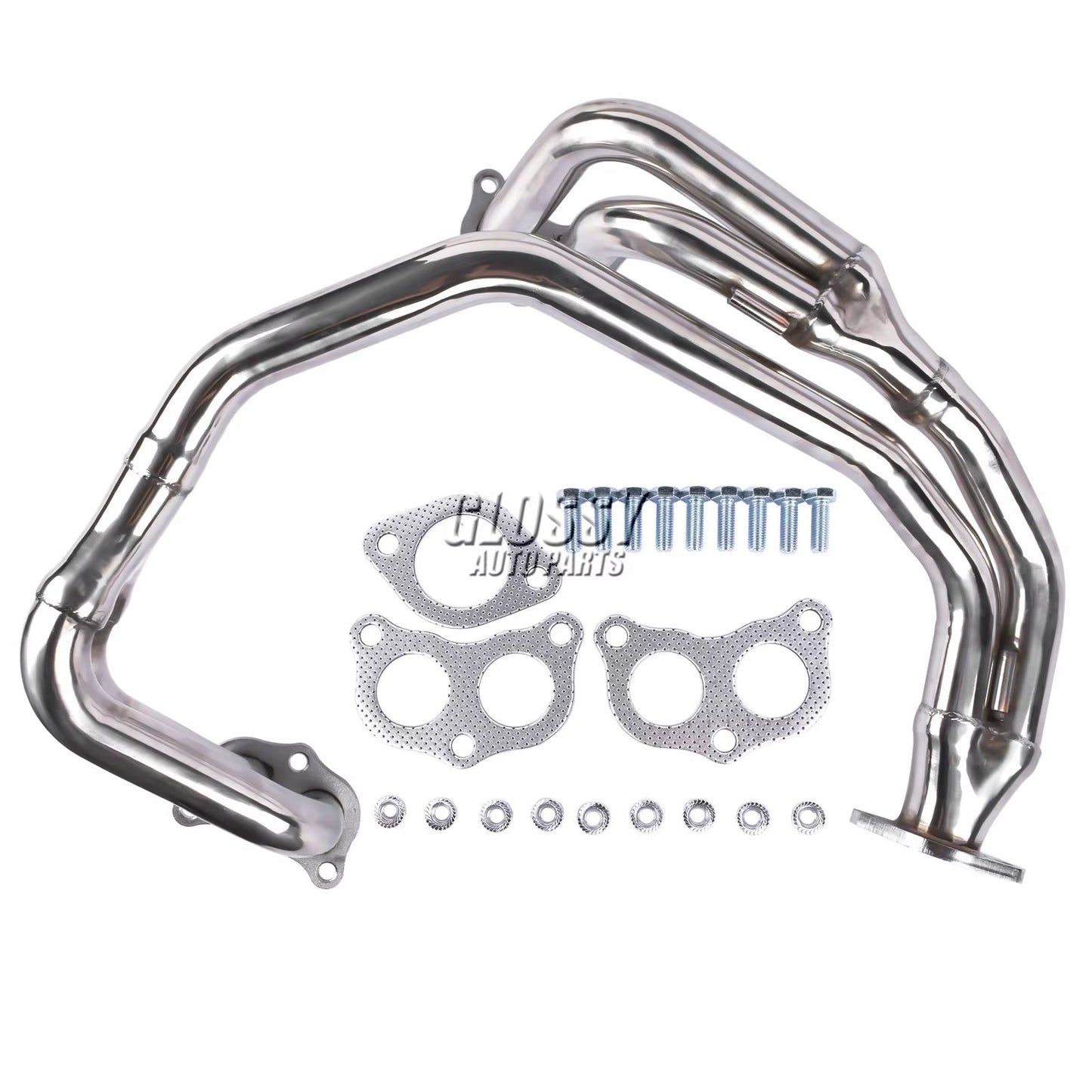 AP03 Set of Header Exhaust System for Subaru Impreza RS 2.5L 1998 - 2005